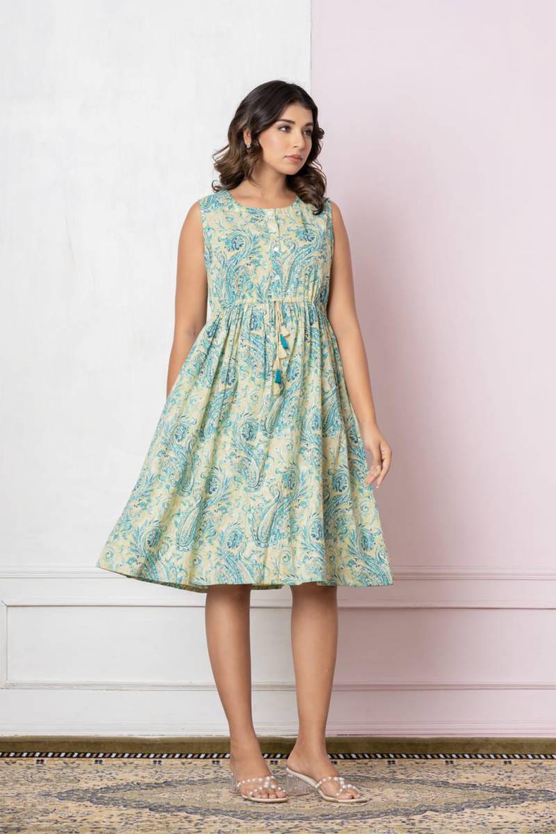 Nityaa F 04 Cotton Fancy One Piece Tunics Tops Collection
