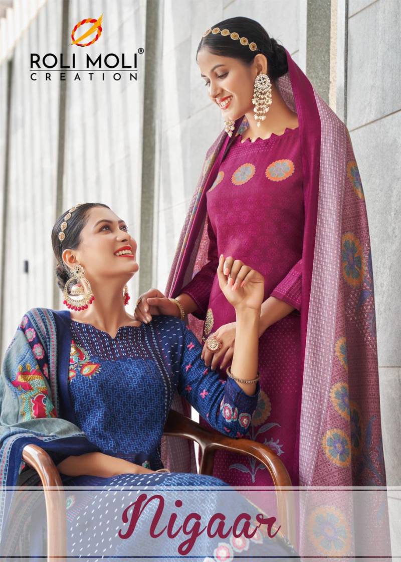 Roli Moli Nigaar Designer Pashmina Dress Material Collection
