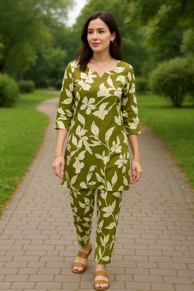 Swara Jaipuri Prints 1 Soft Cotton Co Ord Set Collection