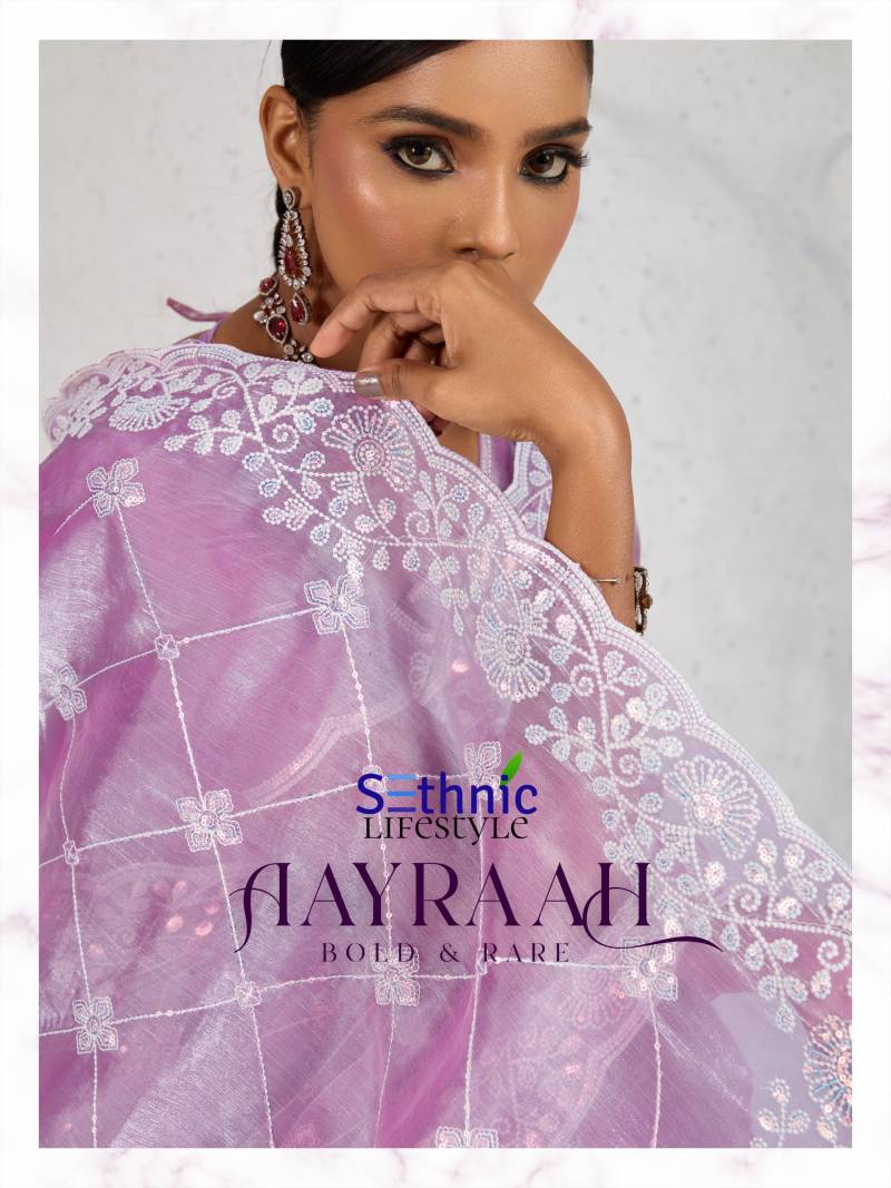Sethnic Aayraah Burberry Designer Saree Collection