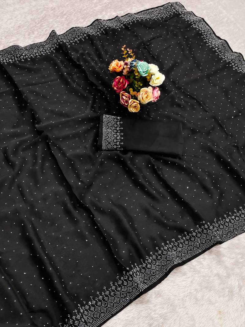 Hp Series 524 Rangoli With Diamond Work Designer Saree Collection