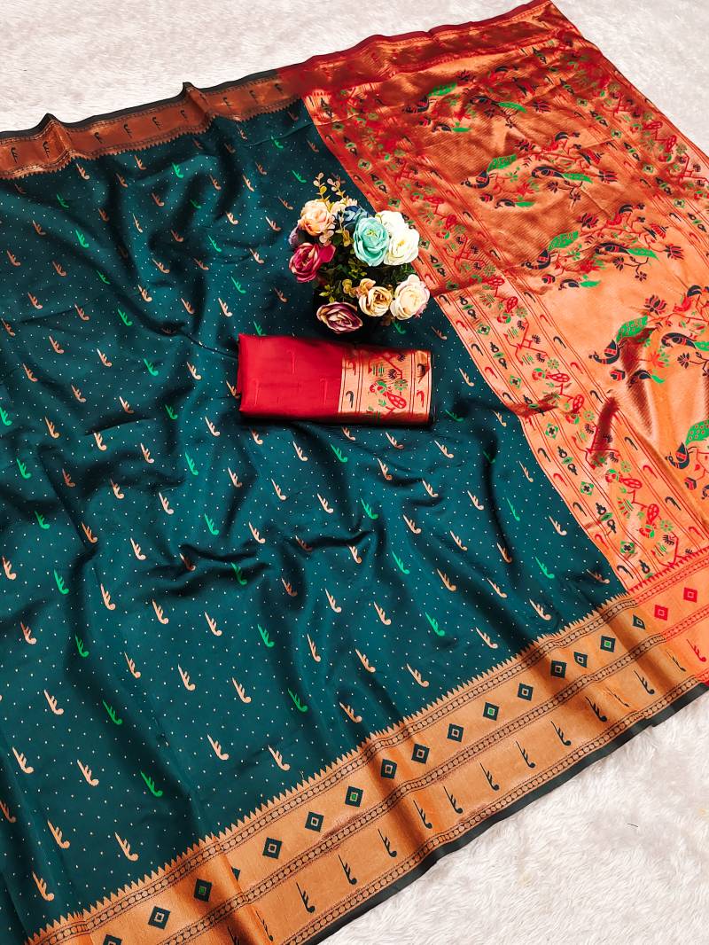 Hp Series 530 Silk Paithani Saree Collection