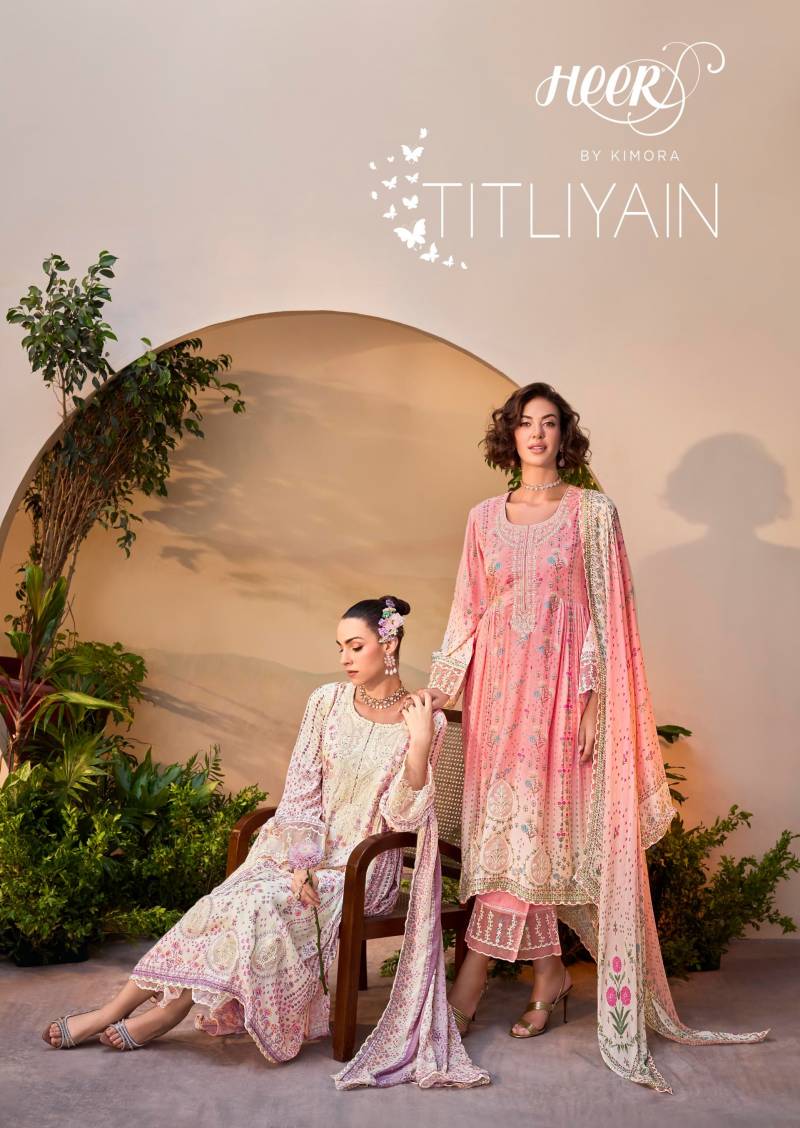 Kimora Heer Titliyain Printed Designer Salwar Kameez Collection