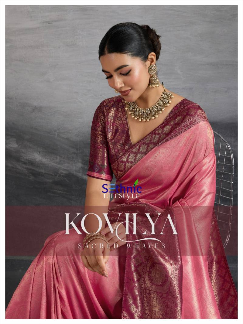 Sethnic Kovilya Soft Silk Kanjivaram Saree Collection