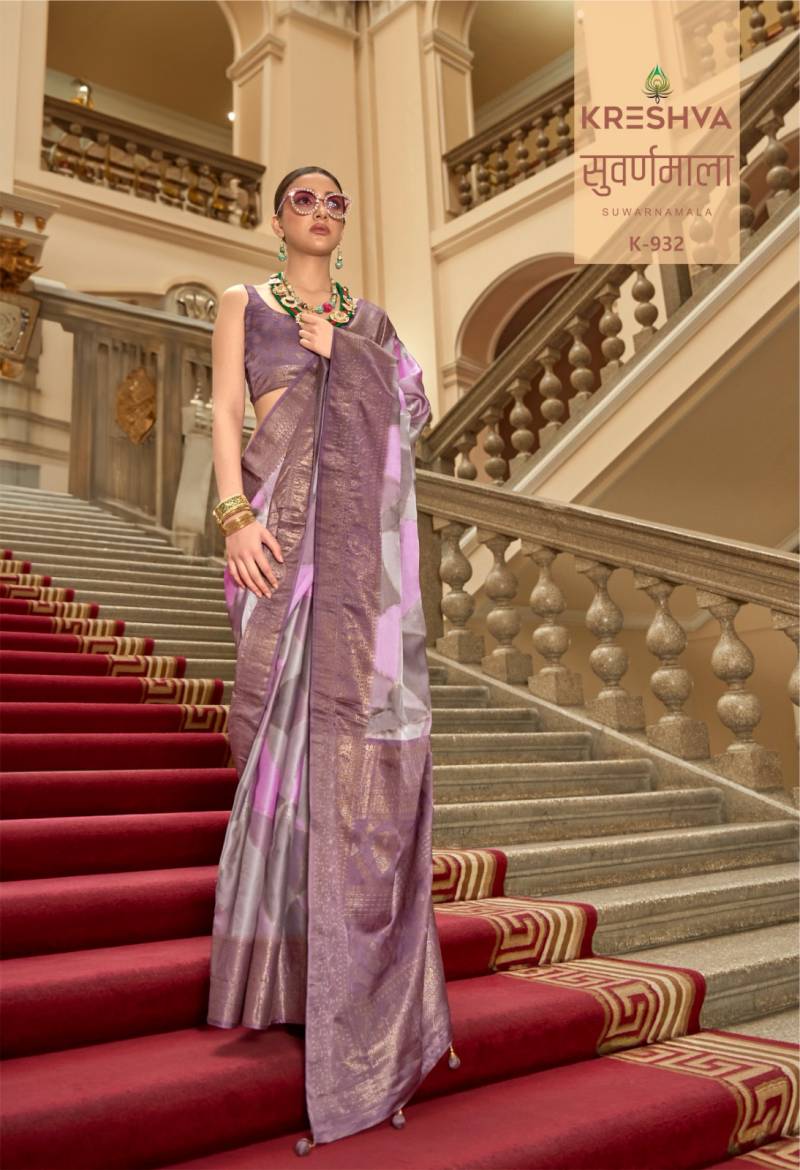 Kreshva Suwarnamala Gaji Satin Wedding Sarees Collection
