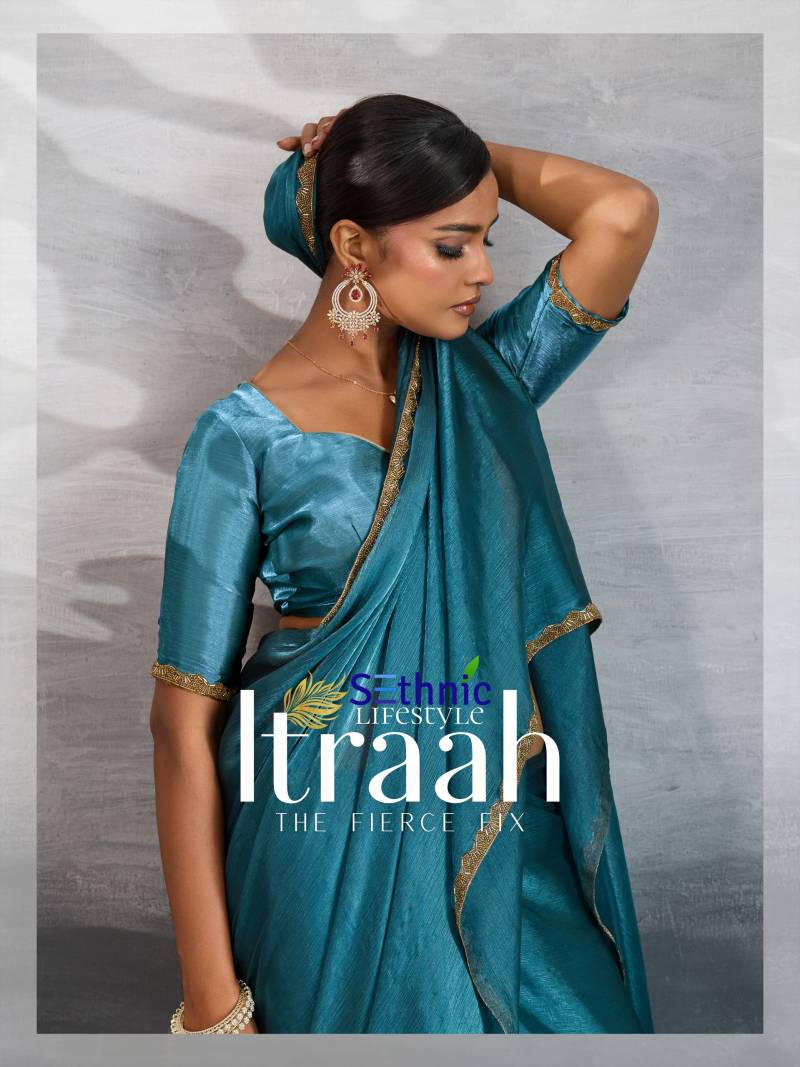 Sethnic Itraah Burberry Chiffon Designer Saree Collection