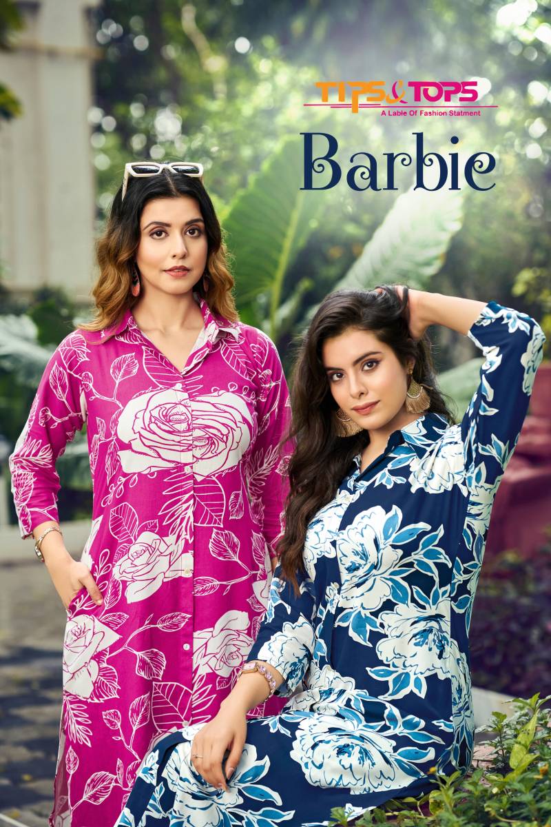 Tips And Tops Barbie Co Ord Set Vol 1 Western Co Ord Set