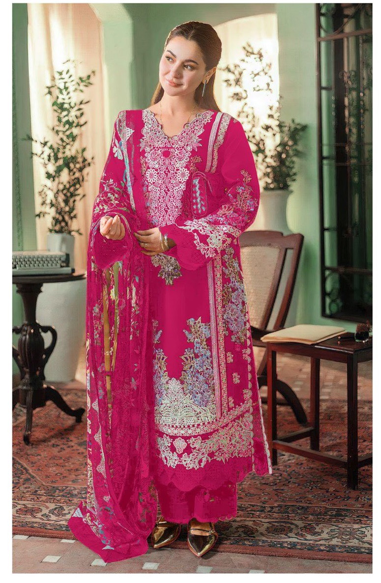 Alzohaib Zahra Vol 1 Pakistani Suits Chiffon Dupatta Collection