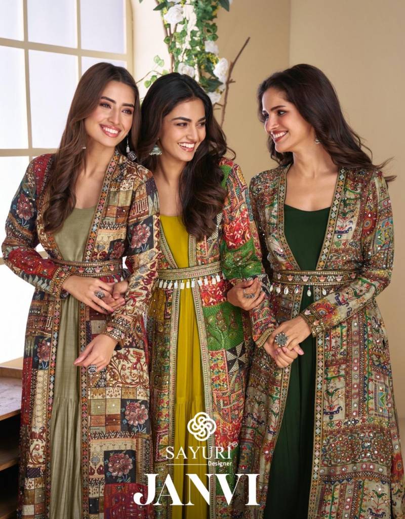 Sayuri Janvi Designer Indo Western Dress Collection