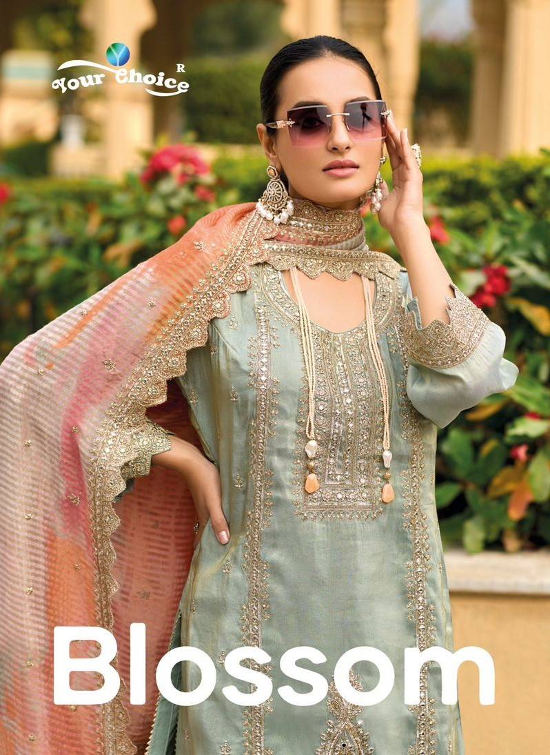 Your Choice Blossom Shimmer Designer Salwar Suits