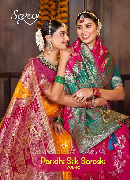 Saroj Paridhi Silk Saroski Vol 2 Silk Wedding Saree Collection
