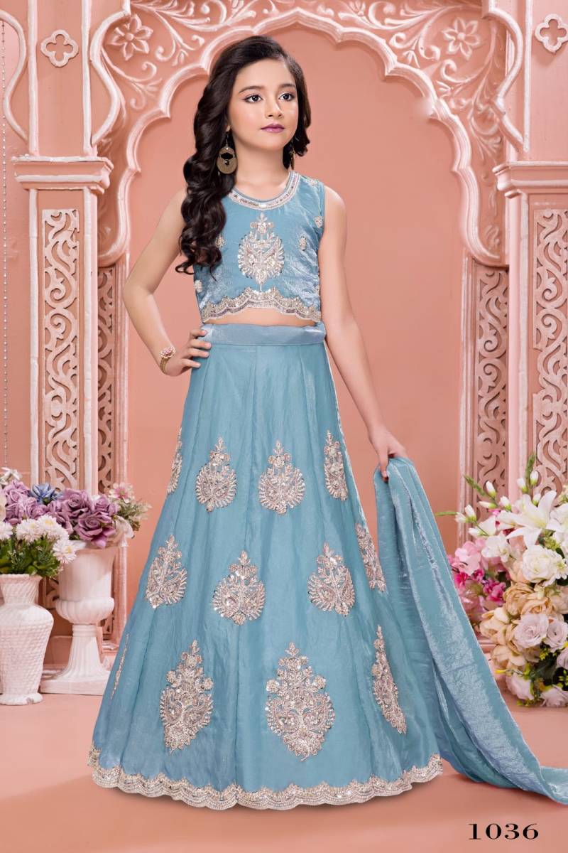 Aarvi Vol 8 Vichitra Kids Girls Lehenga Choli Collection
