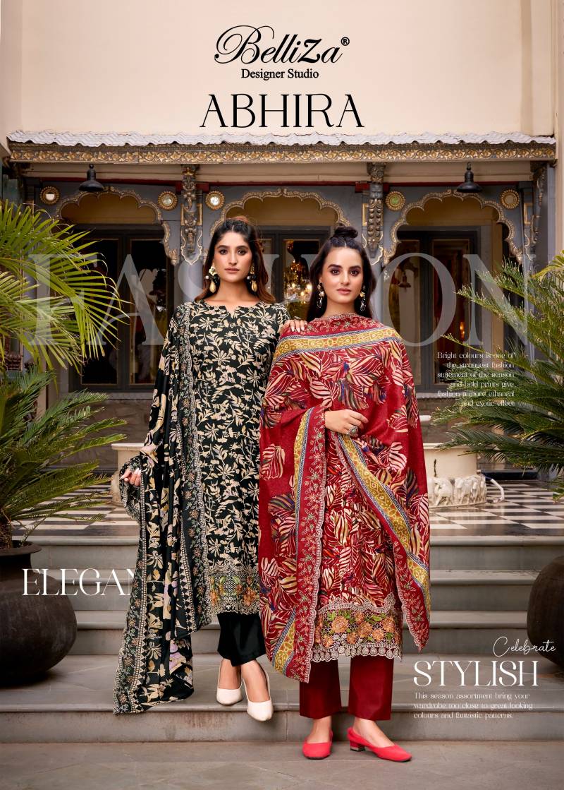 Belliza Abhira Cotton Designer Dress Material Collection