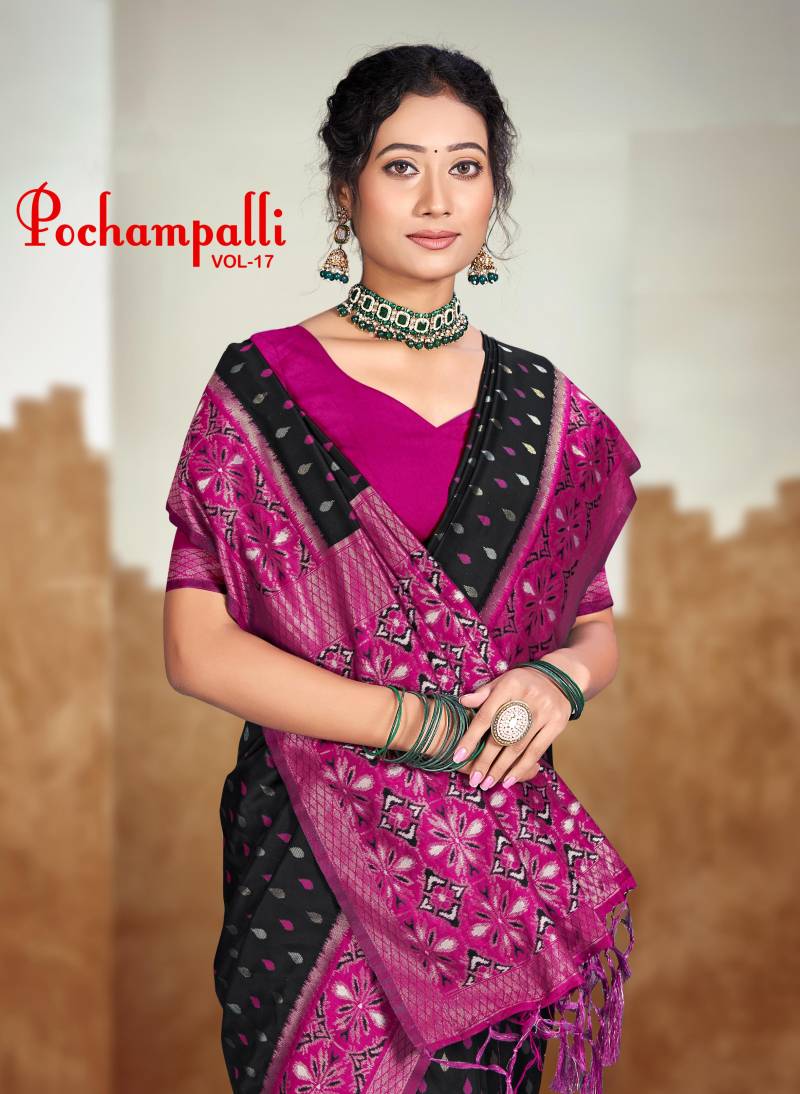 Bunawat Pochampalli 17 Premium Silk Woven Wedding Saree Collection