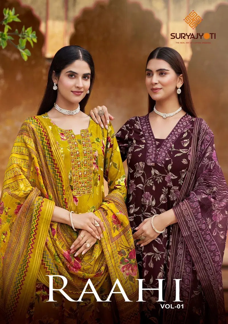 Suryajyoti Raahi Vol 1 Embroidered Readymade Dress Collection