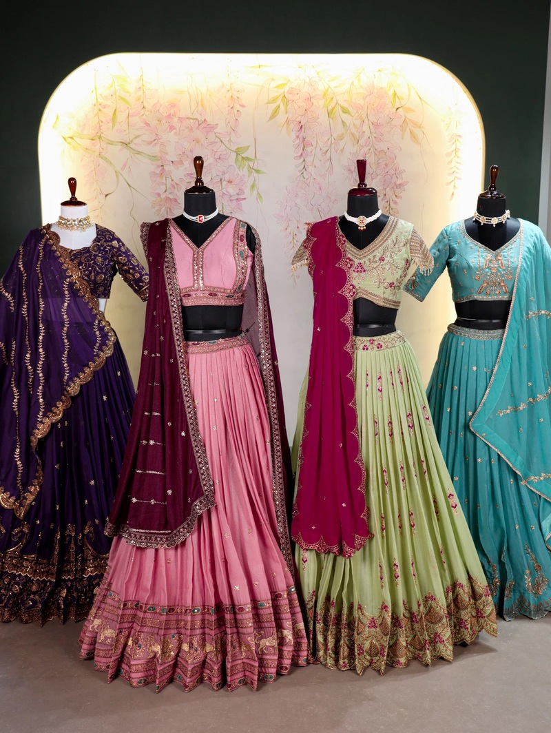 Taraa L 1460 Star Georgette Zari Designer Lehenga Choli Collection