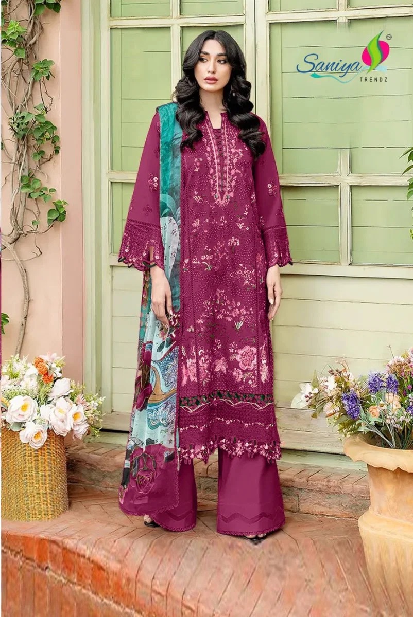 Saniya 7182 Cotton Pakistani Salwar Kameez Collection
