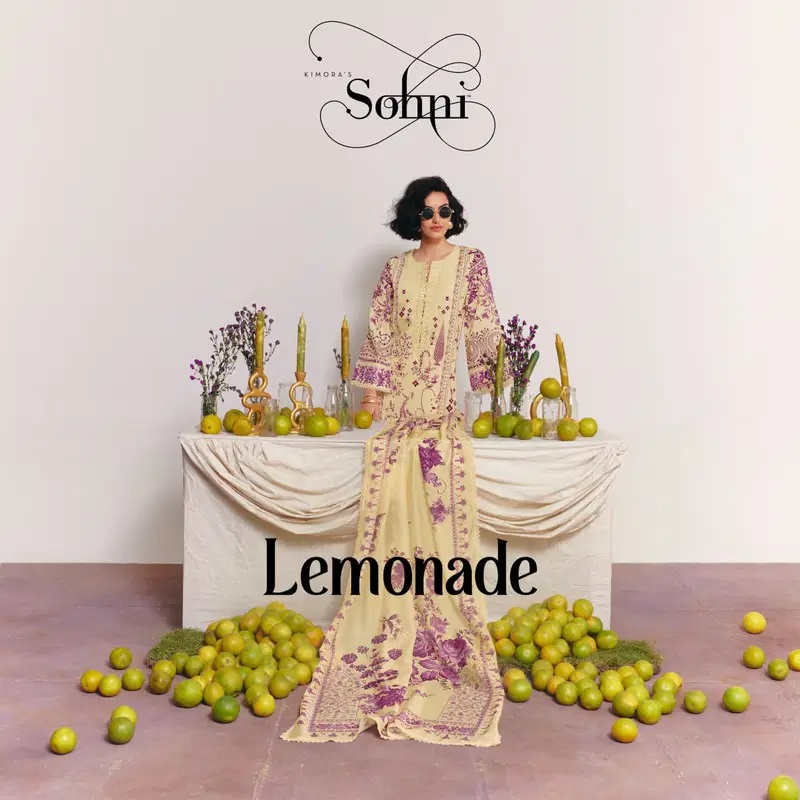 Kimora Sohni Lemonade Vol 68 Printed Lawn Cotton Salwar Kameez