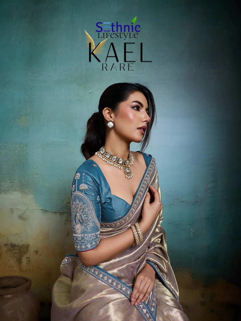 Sethnic Kael Rare Tissue Banarasi Silk Saree Collection
