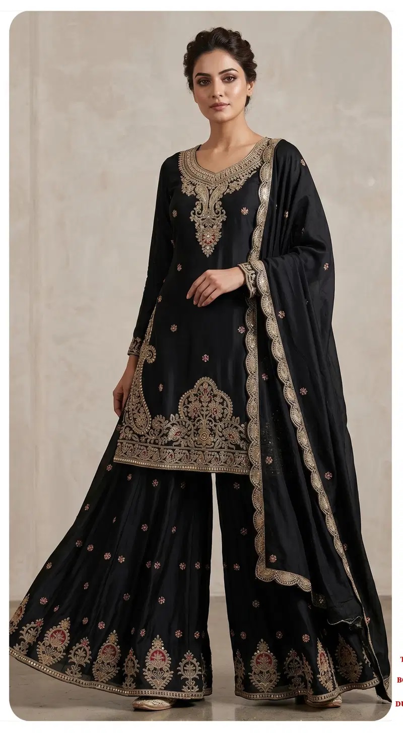 Zorista 10099 A To D Chinon Silk Designer Salwar Kameez