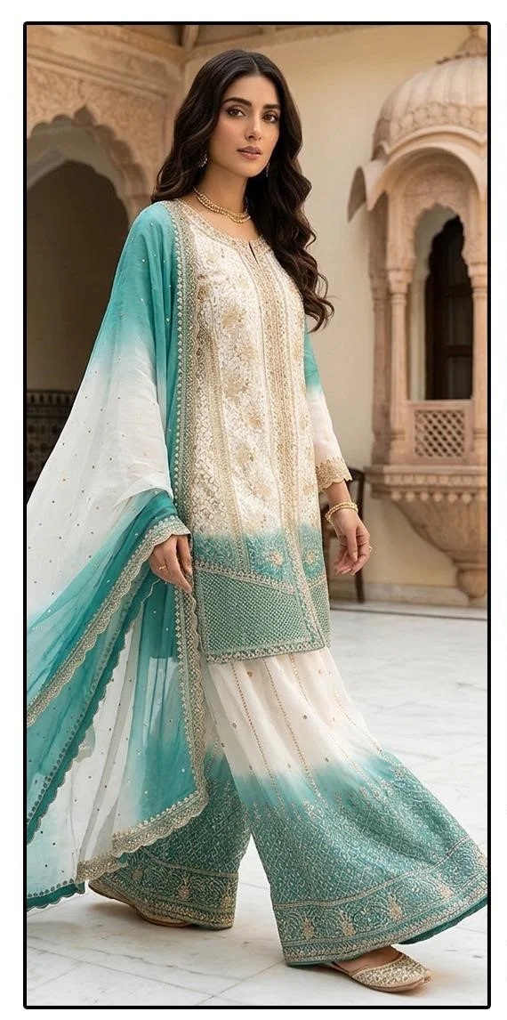 Hoor Tex 792 A To D Simmar Embroidered Salwar Kameez