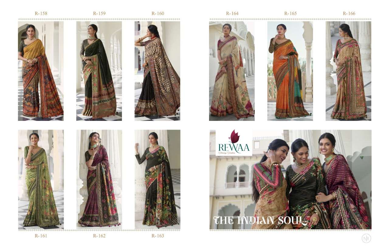 Rewaa The Indian Soul Designer Silk Saree Collection