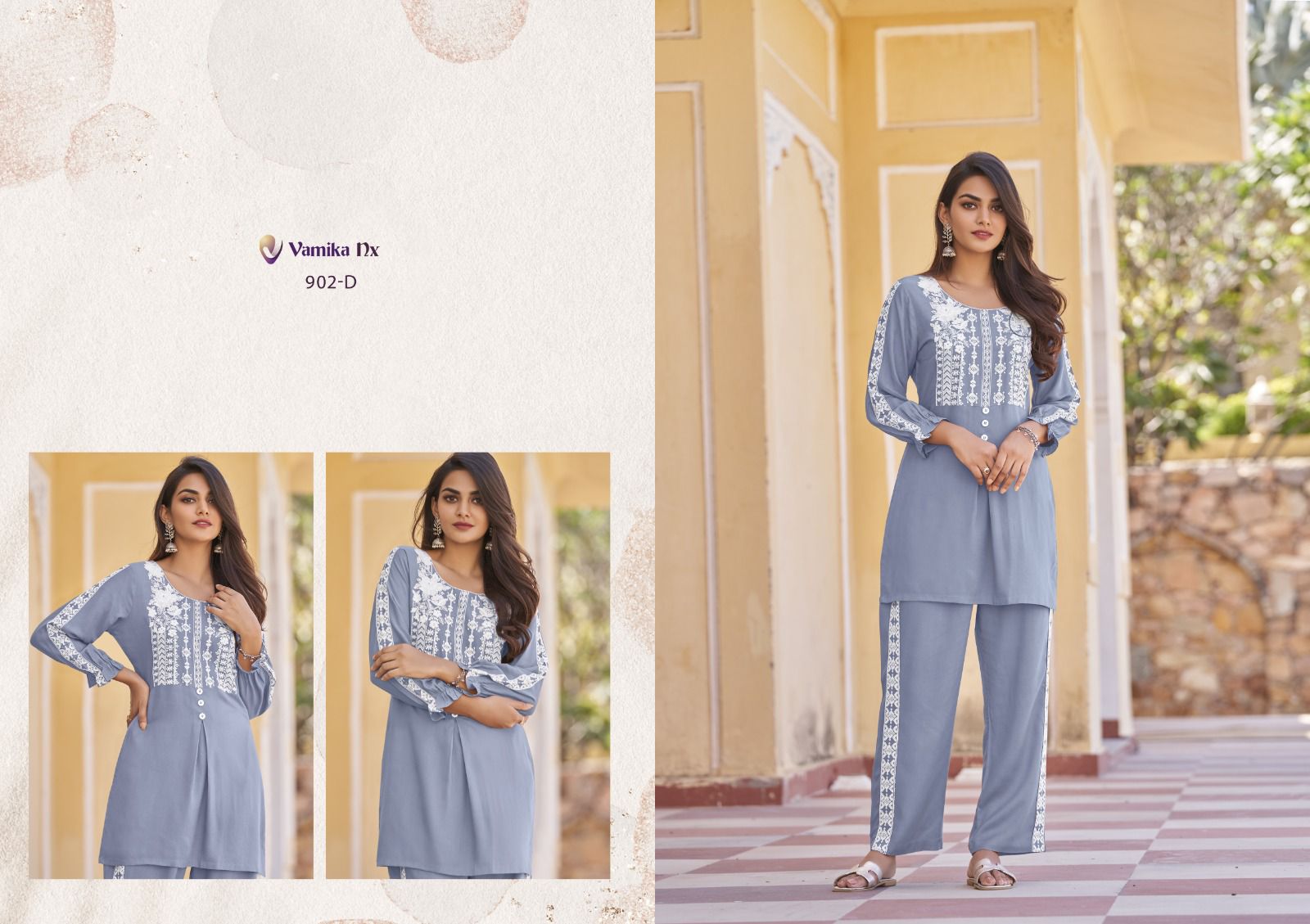 Vamika Nx Vintage Platinum Fancy Co Ord Set Collection