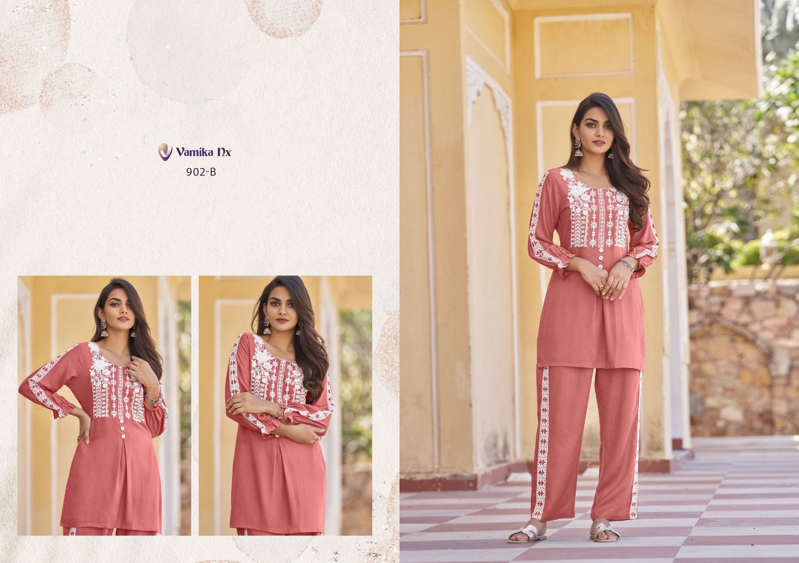 Vamika Nx Vintage Platinum Fancy Co Ord Set Collection