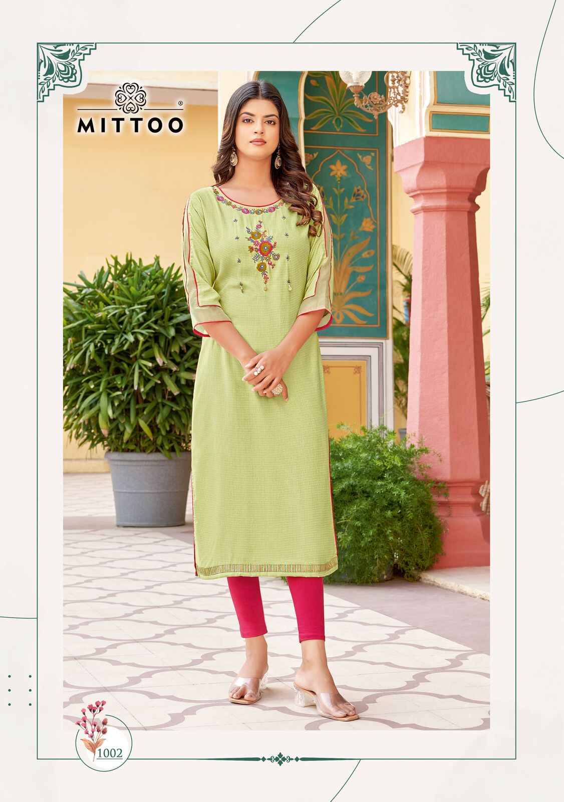 Mittoo Kalista Rayon Designer Wear Kurti Collection