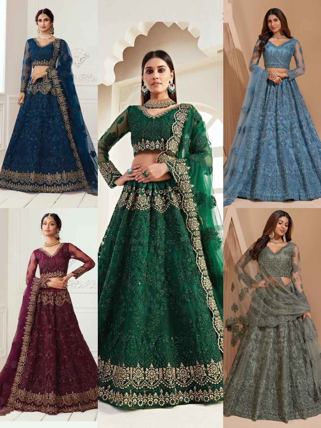 Alizeh Bridal Heritage Colour Saga 1007 Designer Lehenga Choli