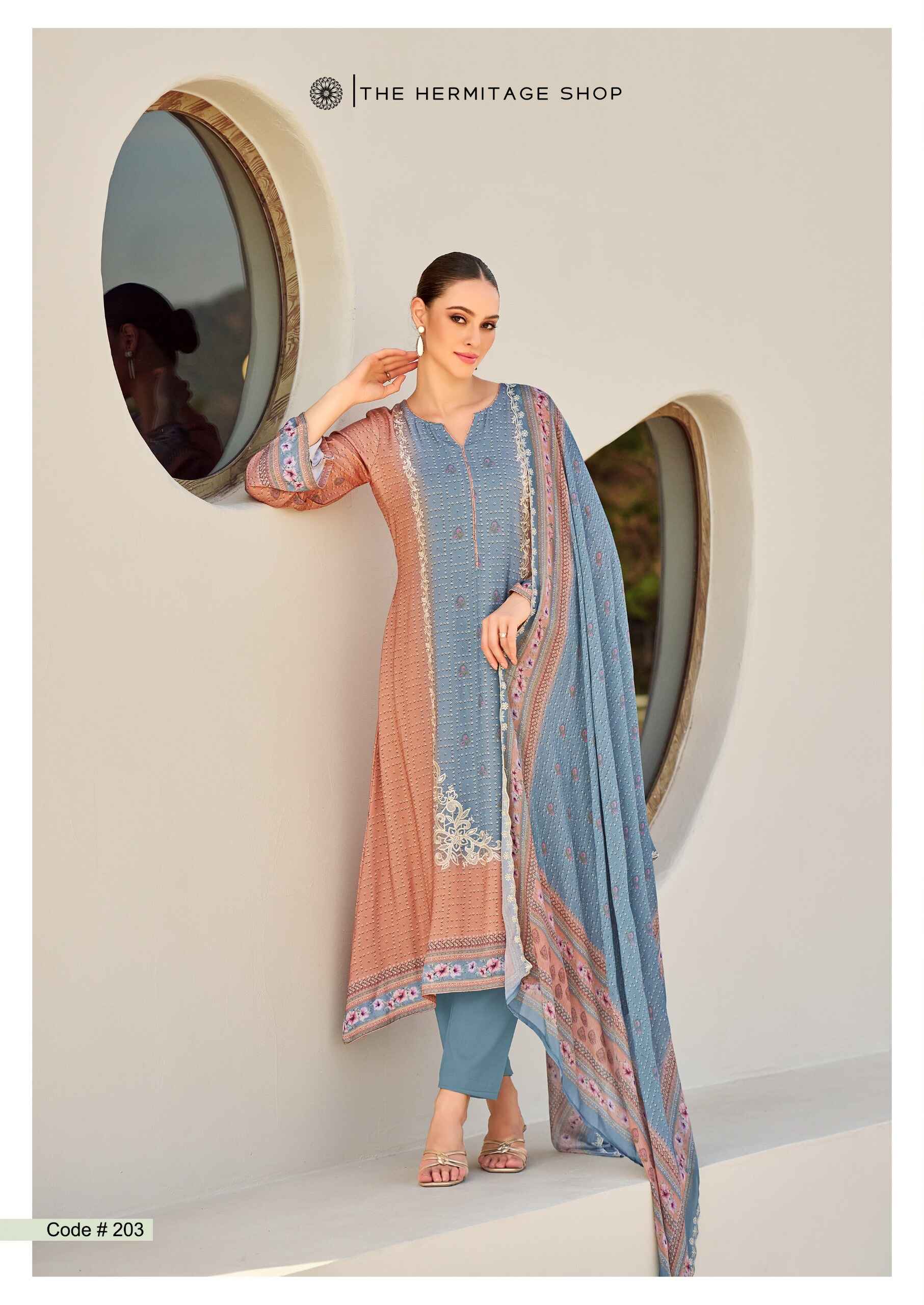 Hermitage Bandhej Vol 2 Designer Dress Material Collection