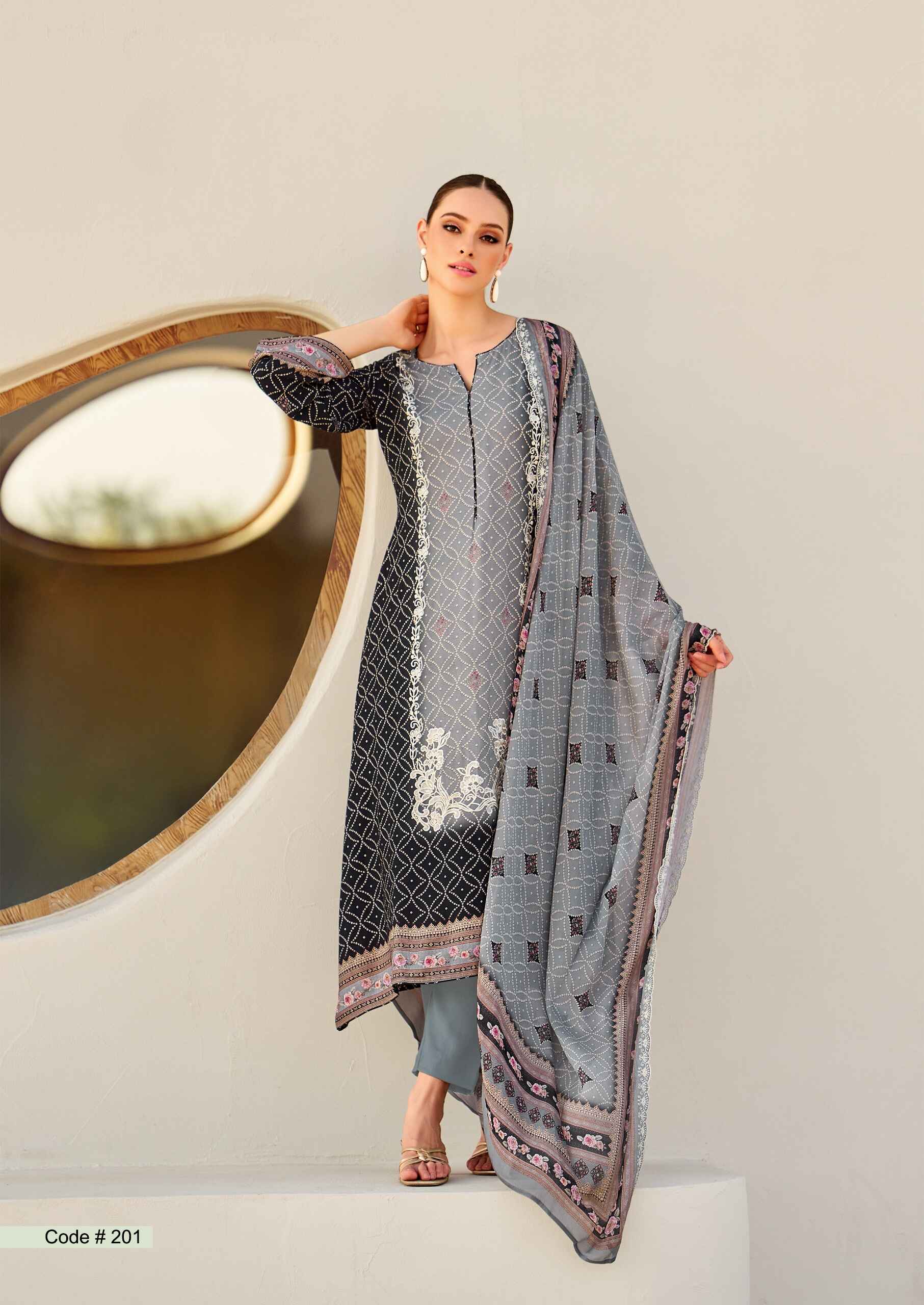 Hermitage Bandhej Vol 2 Designer Dress Material Collection
