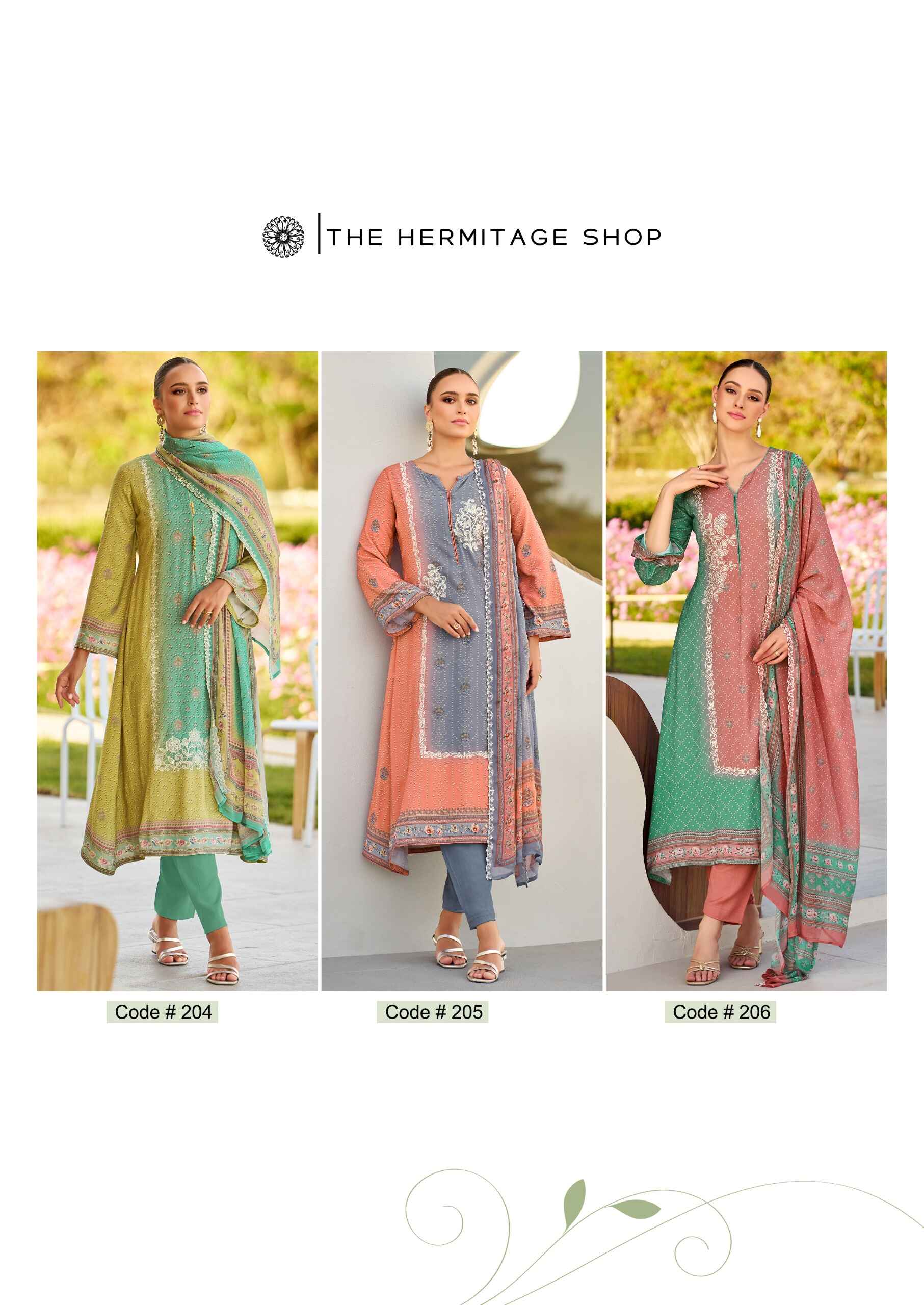 Hermitage Bandhej Vol 2 Designer Dress Material Collection